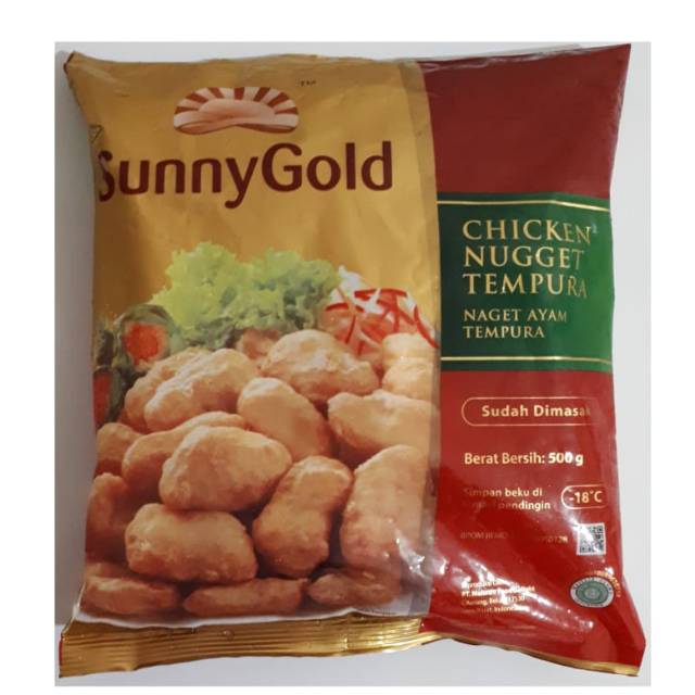 

Sunny Gold Chicken Nugget Tempura 500gr