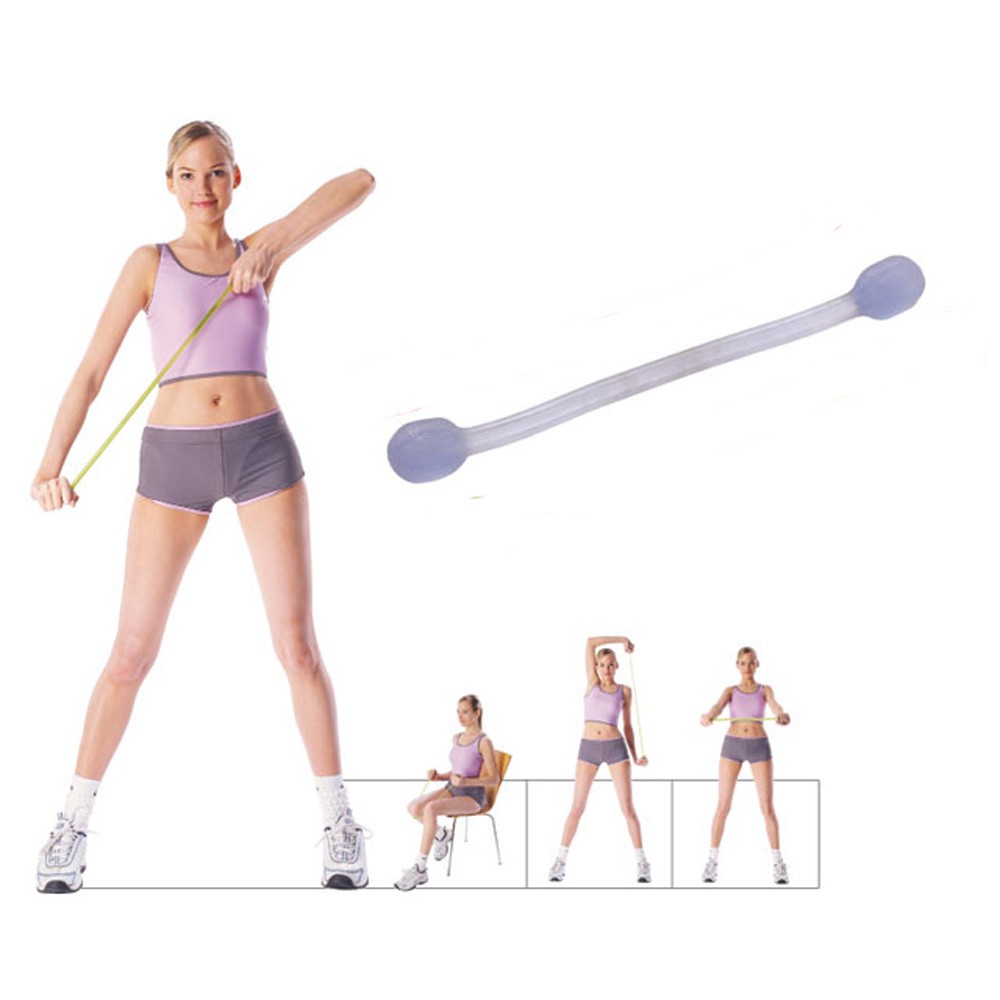 Jelly Expander Resistance Band Alat Fitness Pilates Karet Stretch Tube