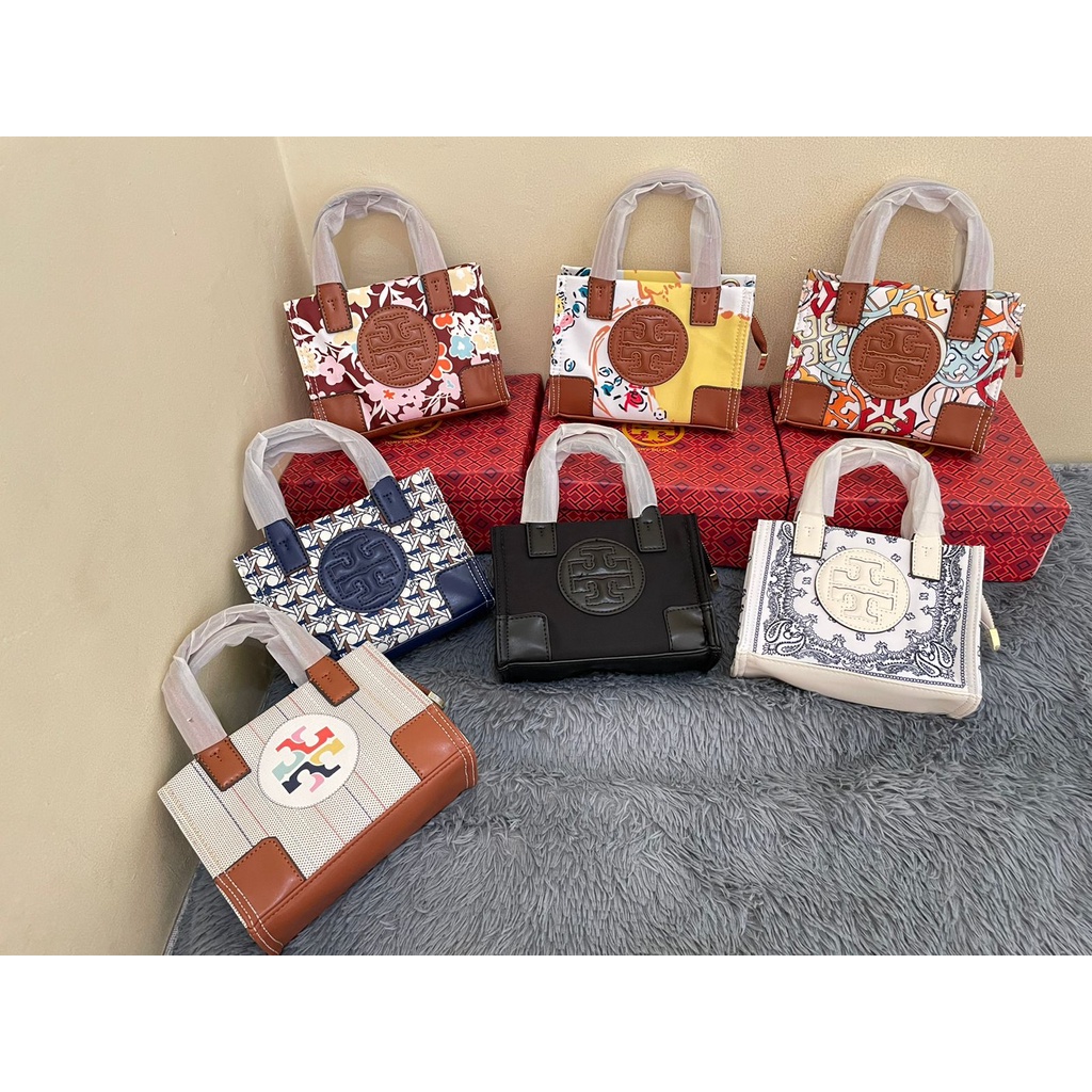 TAS SELEMPANG / SLEMPANG MINI FASHION WANITA IMPORT / TORY ELLA MINI - FREE BOX