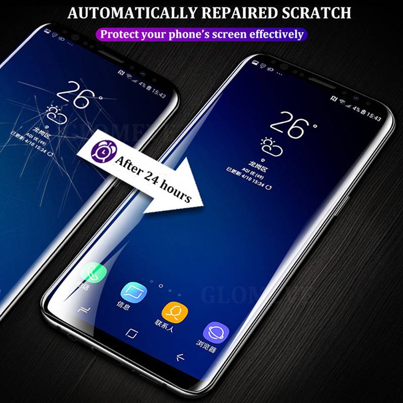 2Pcs Hydrogel Film For Samsung s9+ / s9 / s8+ / s8 / s7 edge / s7 / s10e / s10+ / s10 / Note 9 / Note 8  Screen Protector For Samsung Note 10+ / Note 10 / S20 / S20+ / s20 plus