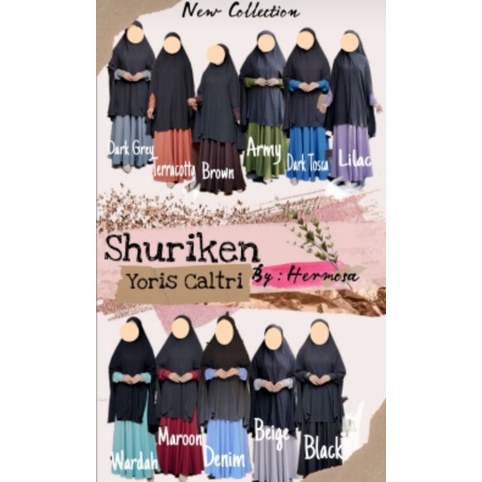 Gamis Shuriken Yoris Caltri
