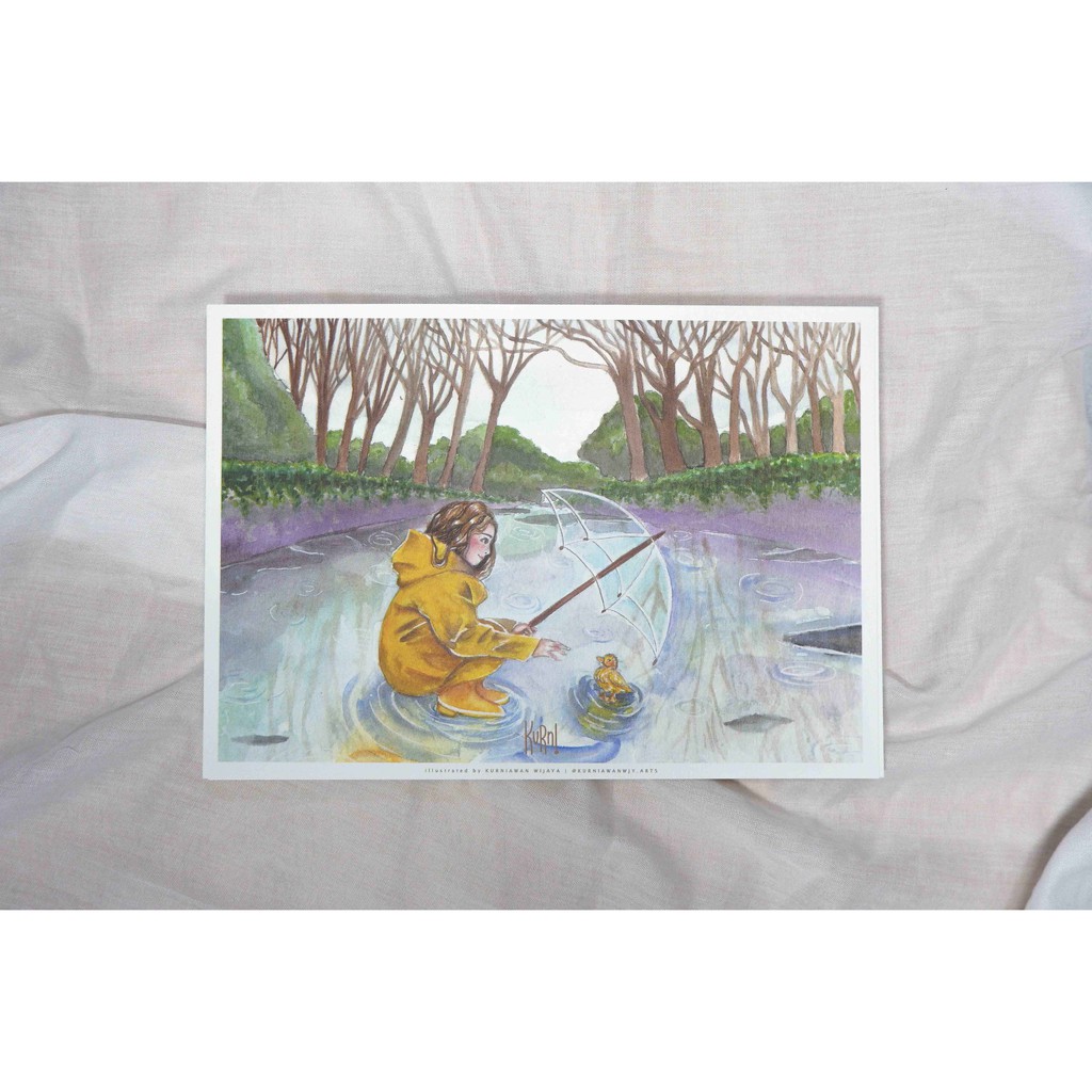 

THE FIRST ENCOUNTER ART PRINT | A5 PRINT LUKISAN CAT AIR