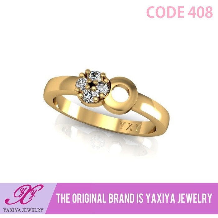 

Cincin permata Lapis emas Perhiasan imitasi Gold Yaxiya Jewelry 408