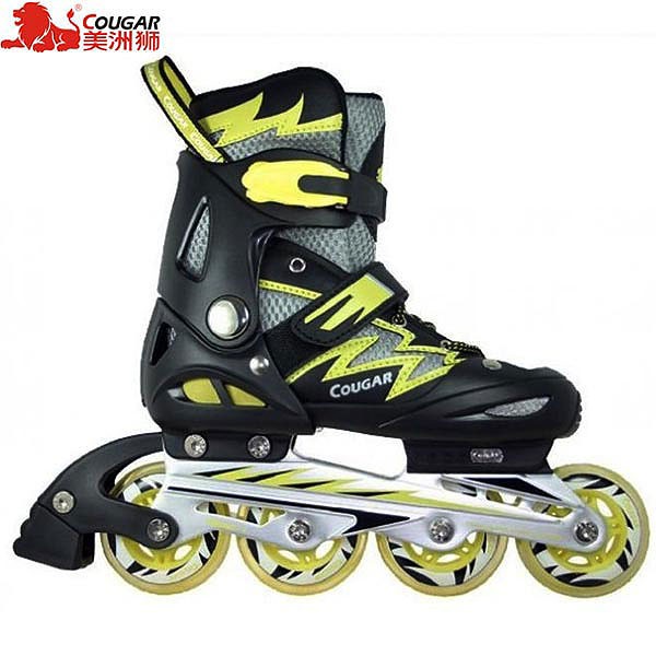 Sepatu Roda COUGAR Inline Skate MZS835L Balck Yellow