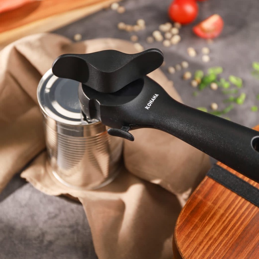 Kohana Smooth Edge Can Opener Black