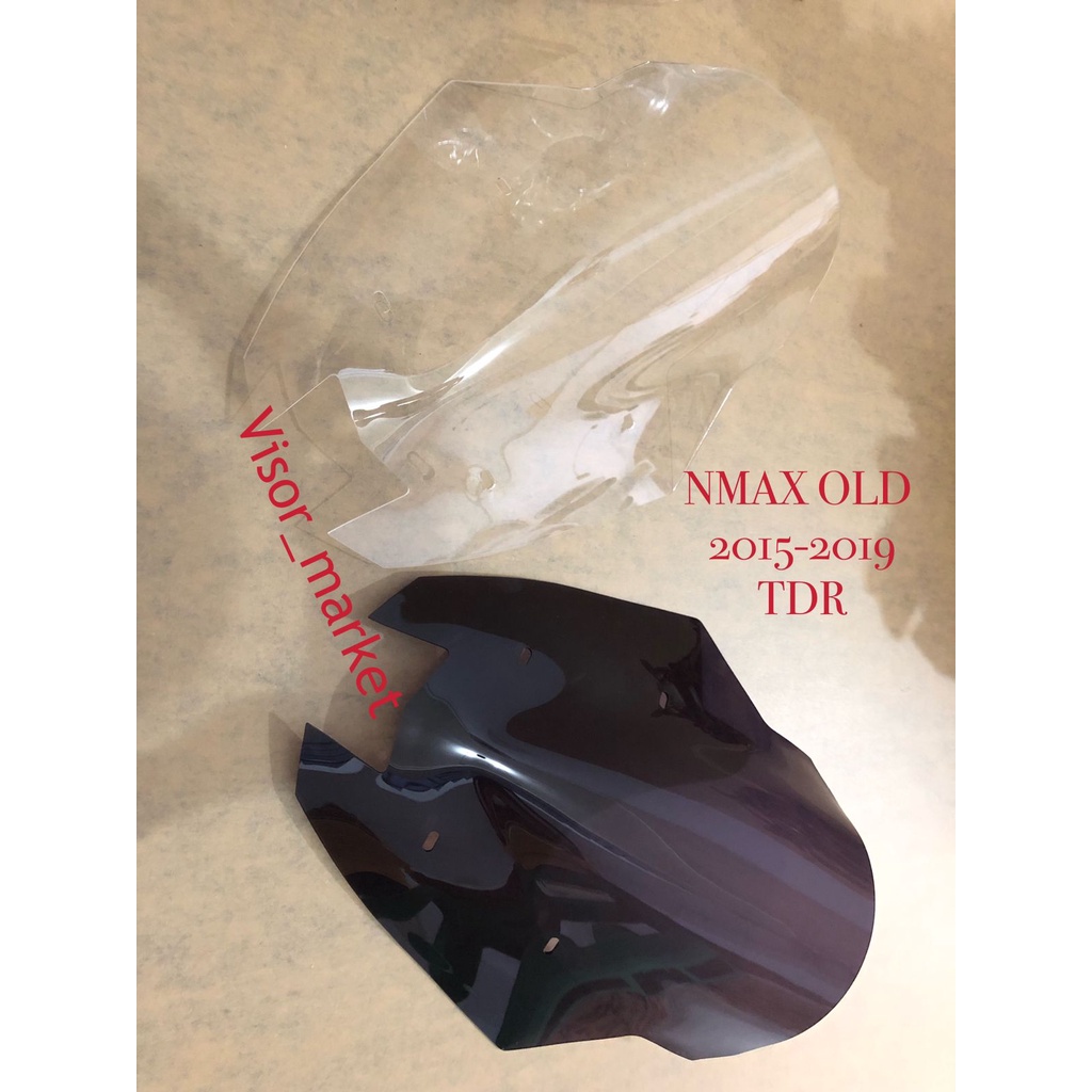 VISOR NMAX OLD MODEL TDR 2015-2019 VISOR NMAX NEW MODEL TDR 2020-2021 WINDSHIELD NMAX LAMA WINDSHIELD NMAX BARU MODEL TDR JENONG