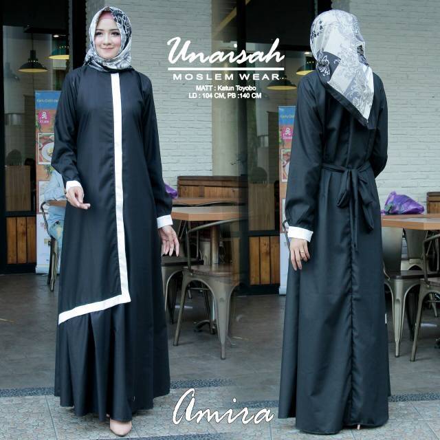 Gamis katun toyobo Amira by Unaisah