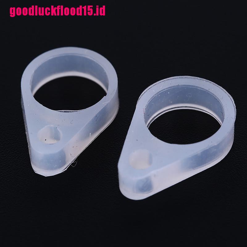 {LUCKID}1pair Silicone BTE Behind The Ear Hearing Aid Clip Adaptor Loop Silicone Loops