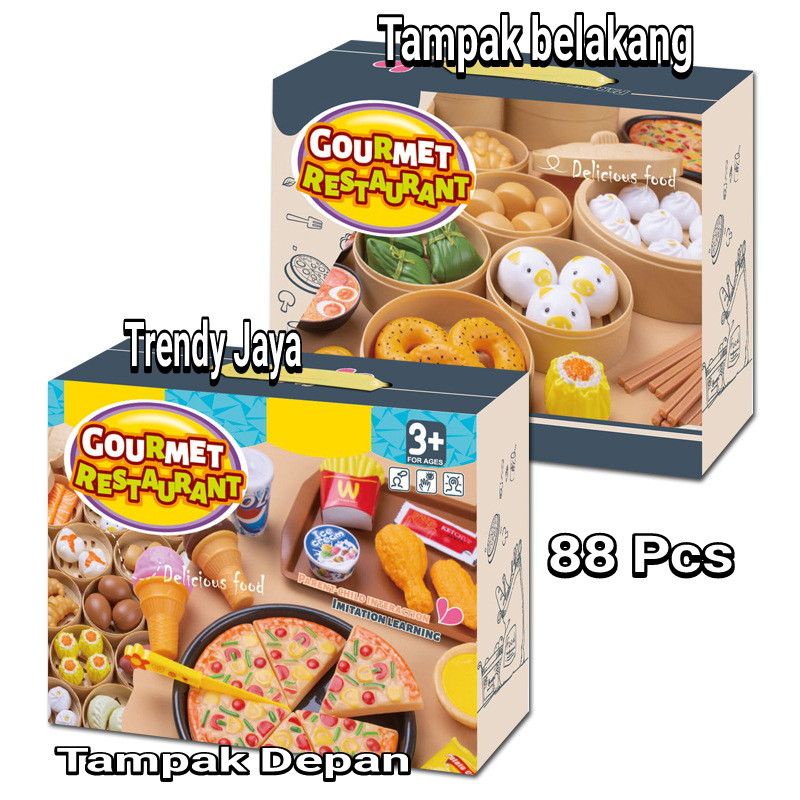 Mainan DIMSUM Pretend Play Fast Food DIMSUM Mainan Education Anak