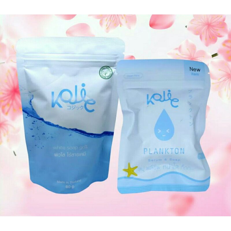 [Paket Kojic] Kojic Plankton Face Soap 30gr + Kojic White Body Soap 80gr