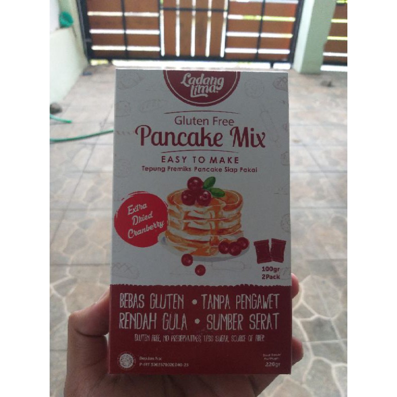 

PANCAKE LADANG LIMA FREE GLUTEN 220GR
