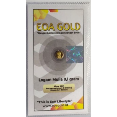 EOA gold 0.1 gram