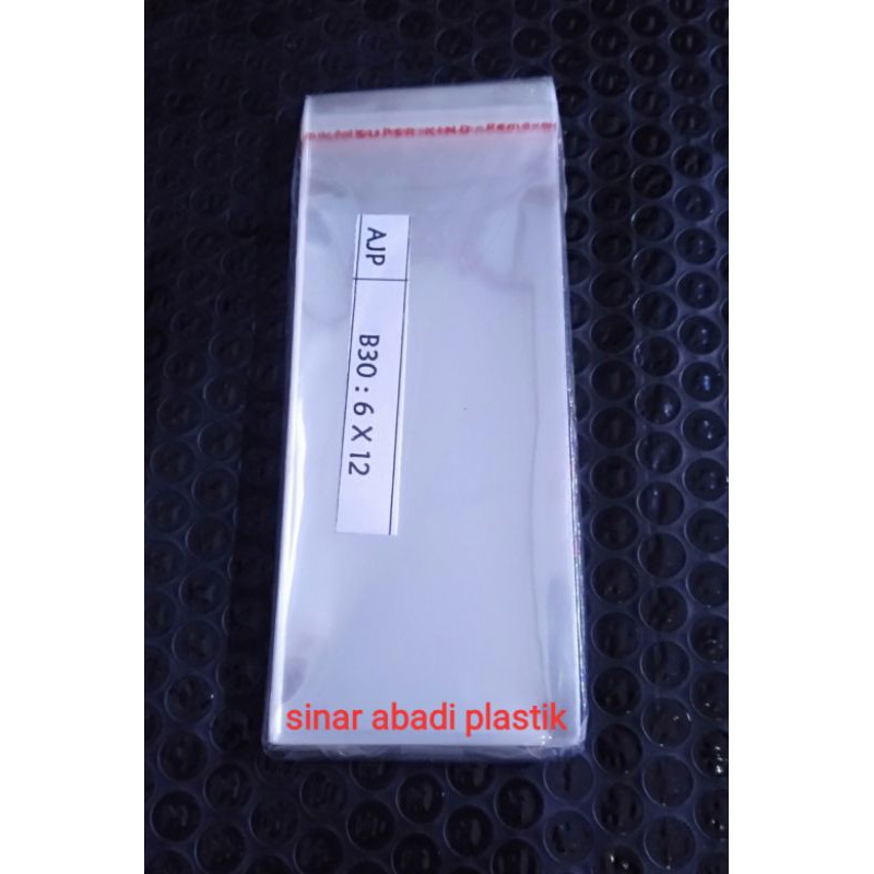 

Plastik OPP 6x12/Plastik rekatan/Plastik Lem