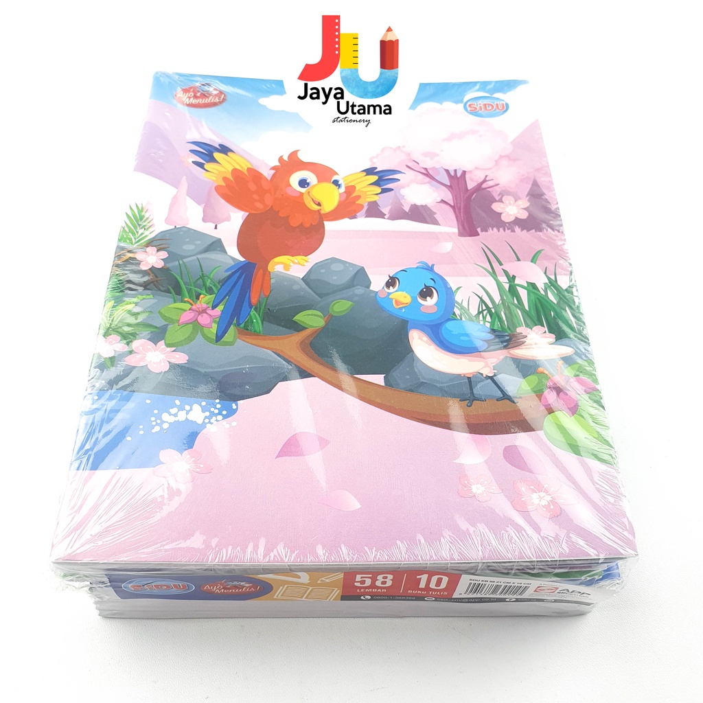 

Buku Tulis 58 Lembar Vision (1 PAK - 10 PCS)