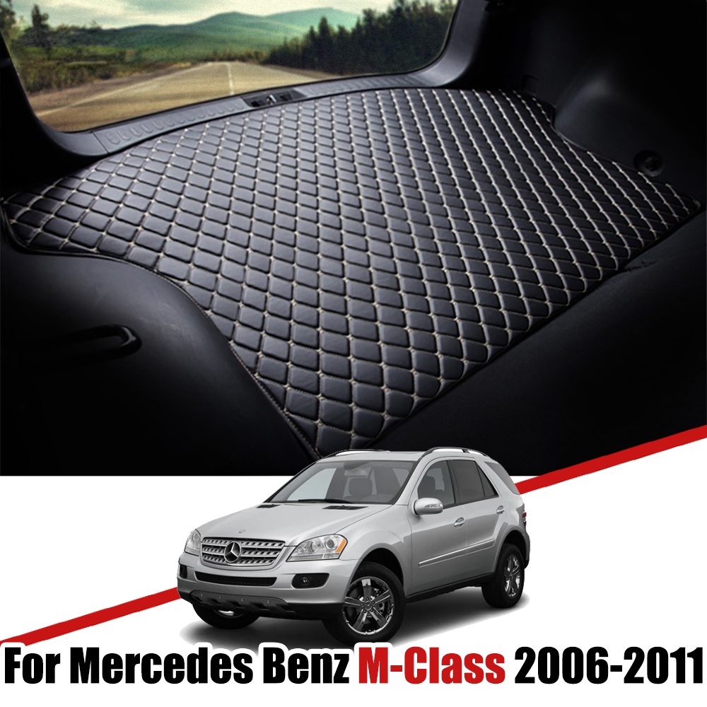 Matras Bagasi Mobil Bahan Kulit Premium Untuk Benz-Mercedes W164 M Class 2006-2011