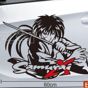 Murah Cutting sticker Mobil Stiker Samurai X Terkeren Elegan