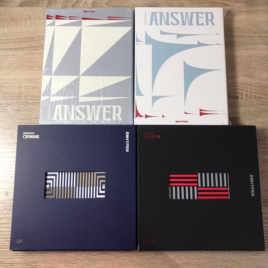 [READY STOCK] ENHYPEN ALBUM SEALED DIMENSION ANSWER DA UNSEALED BORDER CARNIVAR BDC OFFICIAL UP HYPE
