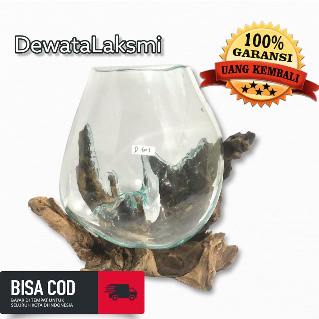 Aquarium tiup akar kayu Size Jumbo XL | aquarium cupang | aquascape Asli Bali