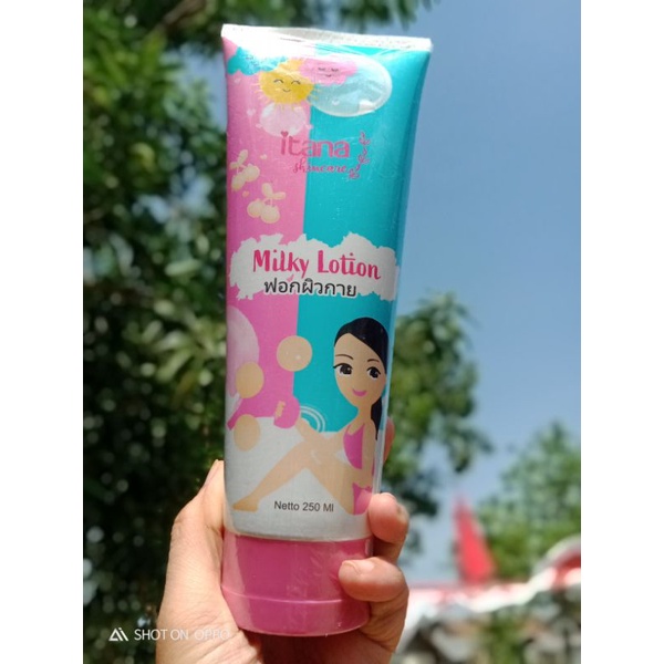 lotion itana milk dosis 2x lebih memutihkan