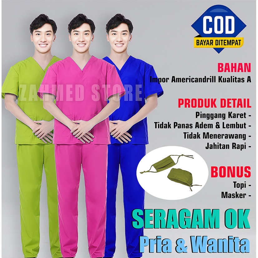 Jual Baju Ok Medis Terbaru Baju Oka Medis Terbaru Baju Perawat Baju Dokter Baju Seragam 