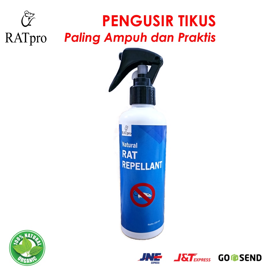 PENGUSIR TIKUS PALING AMPUH PRAKTIS LANGSUNG SEMPROT RATpro 250ml BAHAN ALAMI