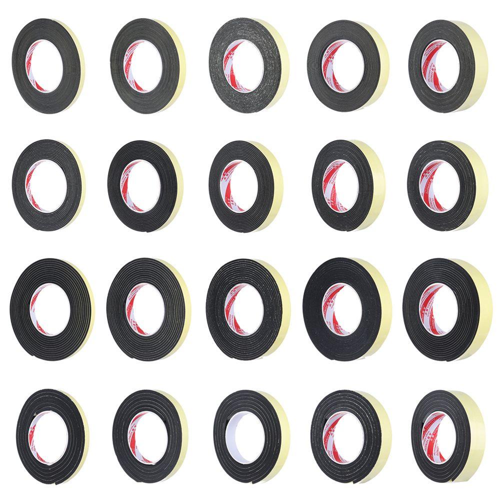 Preva 1pcs Seal Strip Perangkat Keras Kamar Mandi Jendela Pintu Insulasi Suara Weather Stripping Rubber Strip Tape