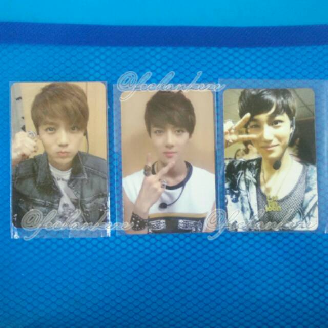 LUHAN SEHUN KAI MAMA A PHOTOCARD