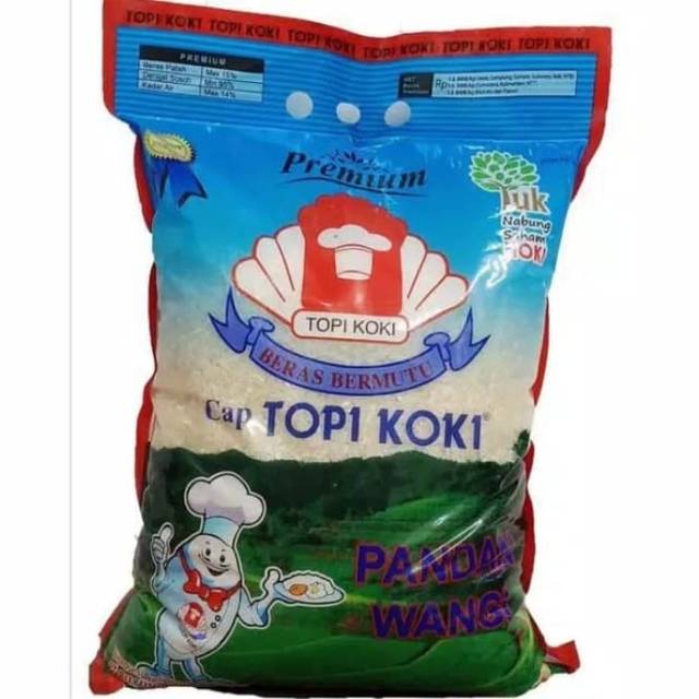 

#PROMO #murah BERAS CAP TOPI KOKI PANDAN WANGI 5KG Rice