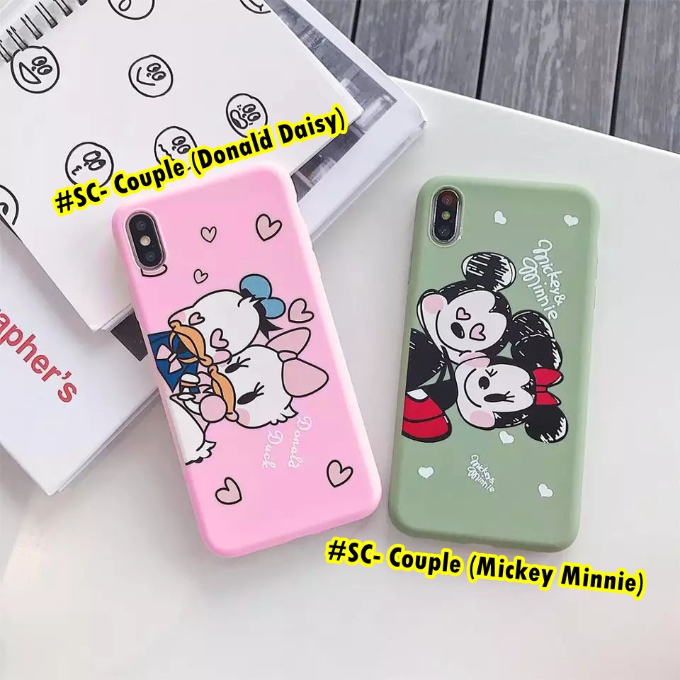 Softcase Color Couple Oppo A3s A5s A7 F9 A11k A12 Casing Cover Case