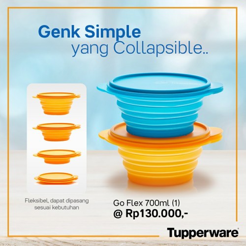 Go Flex tupperware / kotak makan praktis (1)