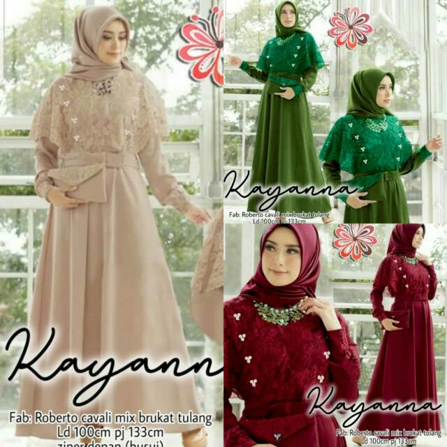 Gamis Kayana (hd) / baju muslim / maxy