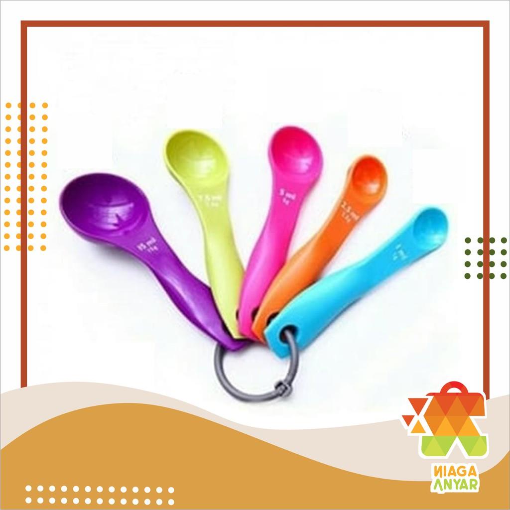 Jual Na Sendok Takar 5 In 1 Sendok Ukur Bumbu Measuring Spoon 5 Pcs Shopee Indonesia 9378