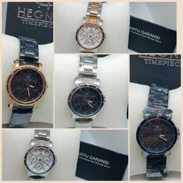 JAM TANGAN WANITA HEGNER SILVER ORI