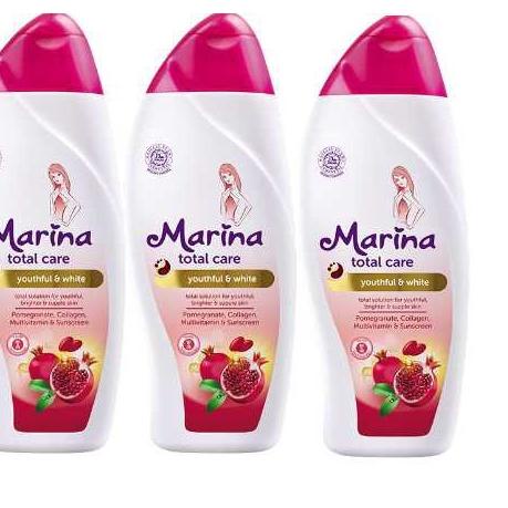 ☆ Marina Hand & Body Lotion Total Care Youthful [185 mL / 3 pcs] ℮