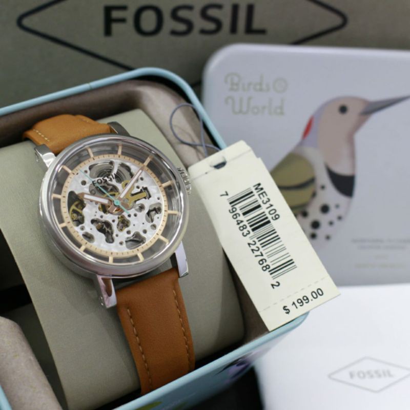 Fossil Original ME3109 / ME3069 Automatic For Ladies Leather 38mm