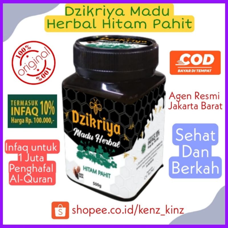Dzikriya Madu Herbal Hitam Pahit