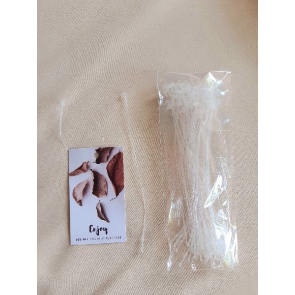 

Loop pin / lock string / lock pin / loopin PUTIH (BENING) 5 inchi isi 100