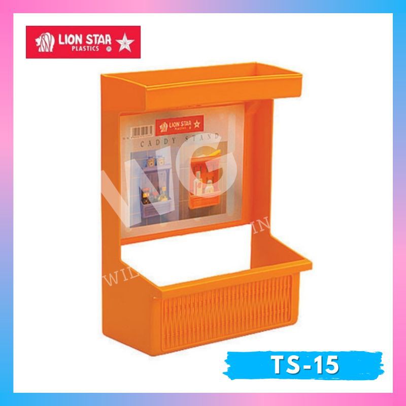 Lion Star Caddy Stand Rak Dinding Kamar Mandi / Rak Sabun Plastik TS-15
