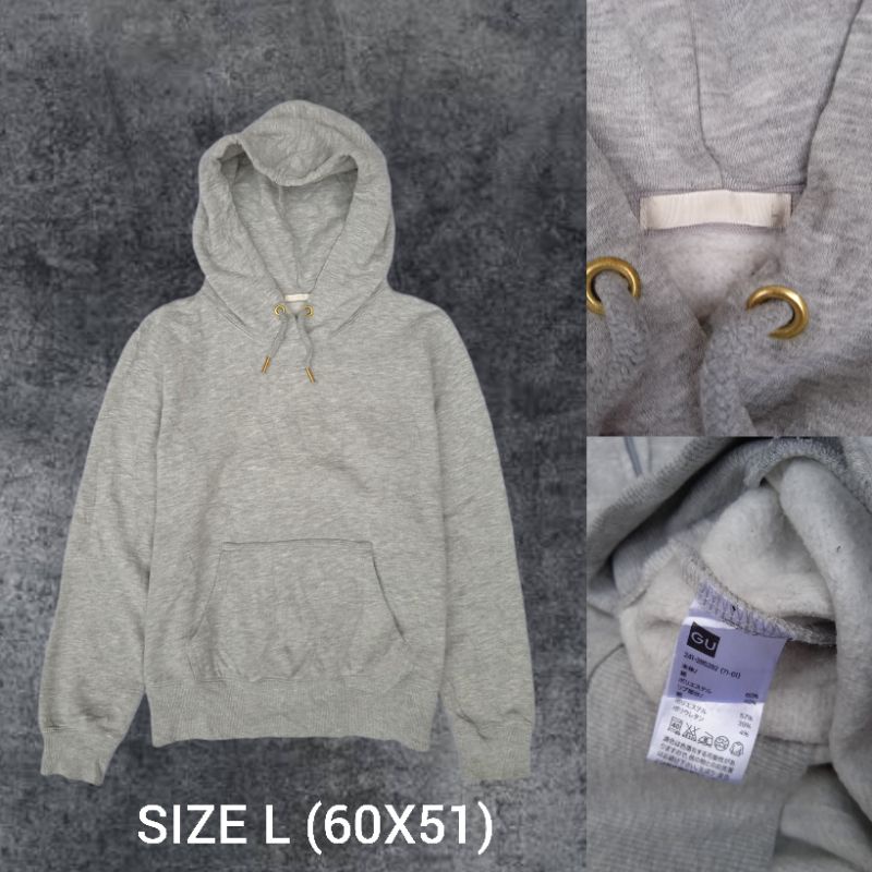Hoodie GU Grey