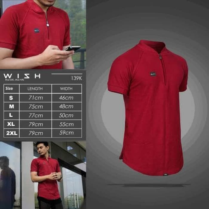 KK56 Kaos Kerah Cowok Nevada Casual Ori Branded Motif Polos Salur Murah