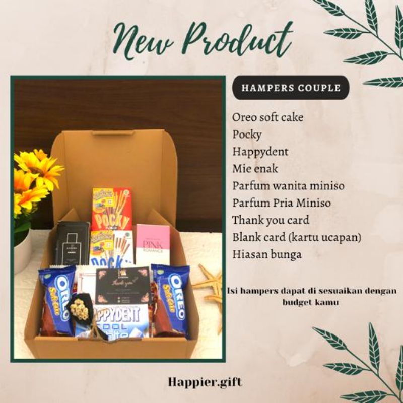 

Hampers Couple / Kado wisuda / Hampers Cowok / Hampers Cewek