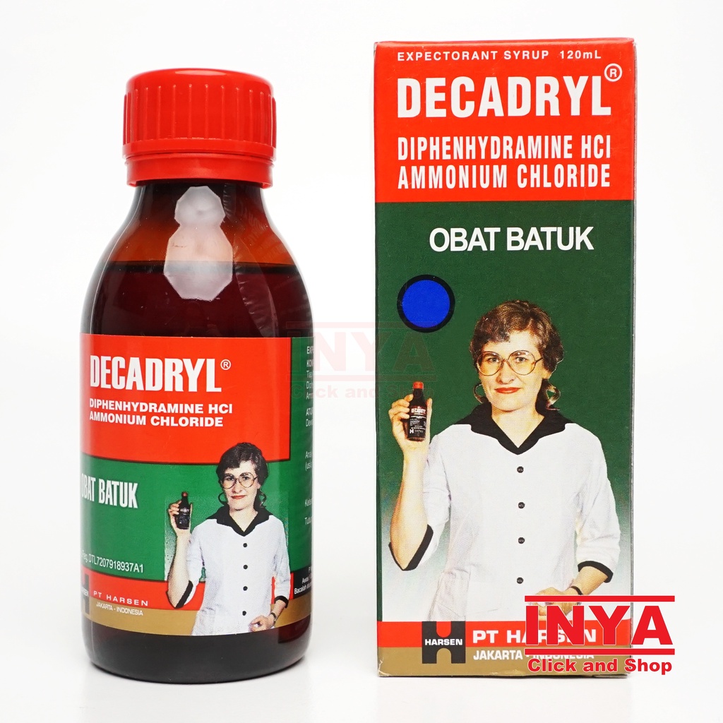 DECADRYL EXPECRORANT SYRUP 120ml - Obat Batuk