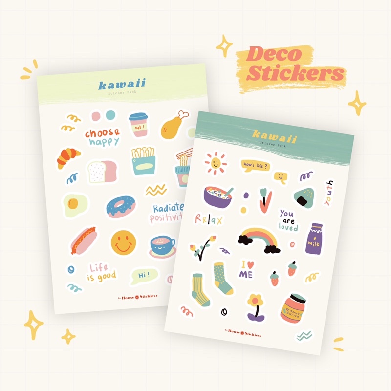 Deco Sticker Vol. 1 [Kawaii] A5