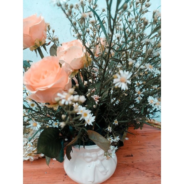 vase pita / pajangan keramik / dekorasi / bejana