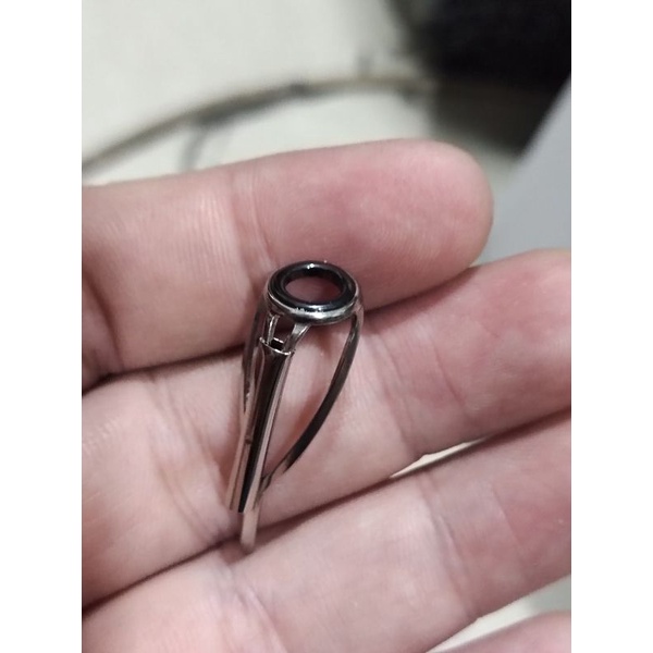 ring joran ujung fuji alconet mnat kepala 6 atau 8 cincin pancing joran