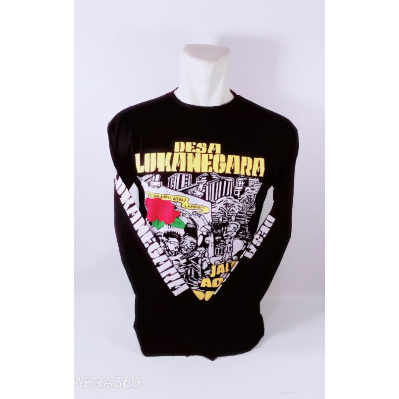 Kaos Lengan Panjang Desa Luka Negara Baju Punk Desa Luka Negara