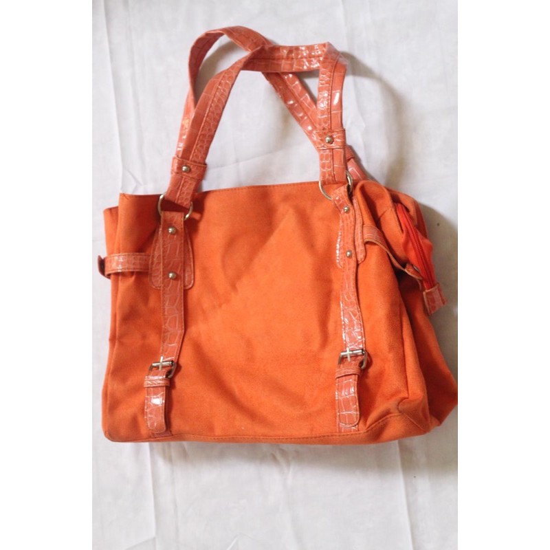 Preloved Tas bahu wanita Orange (SOLD)