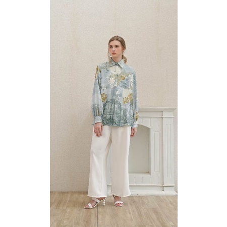 Agate Blouse / Atasan Wanita / Hijab Friendly / Kemeja / Atasan Formal