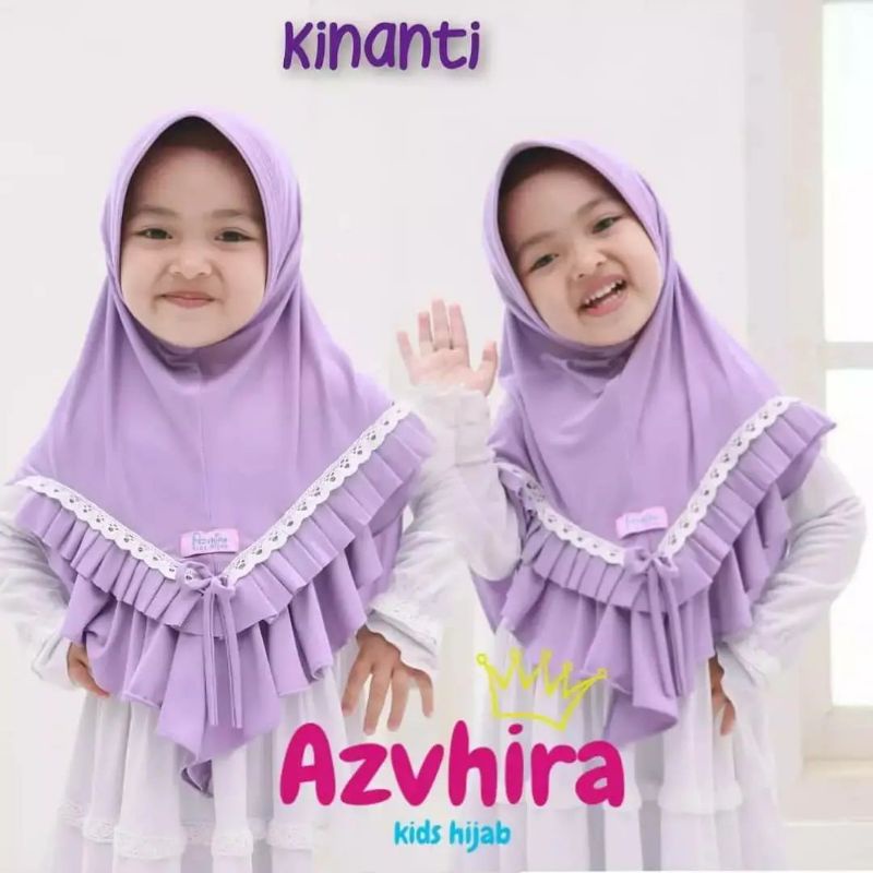 Jilbab anak | Azvhira kids hijab 1-3th
