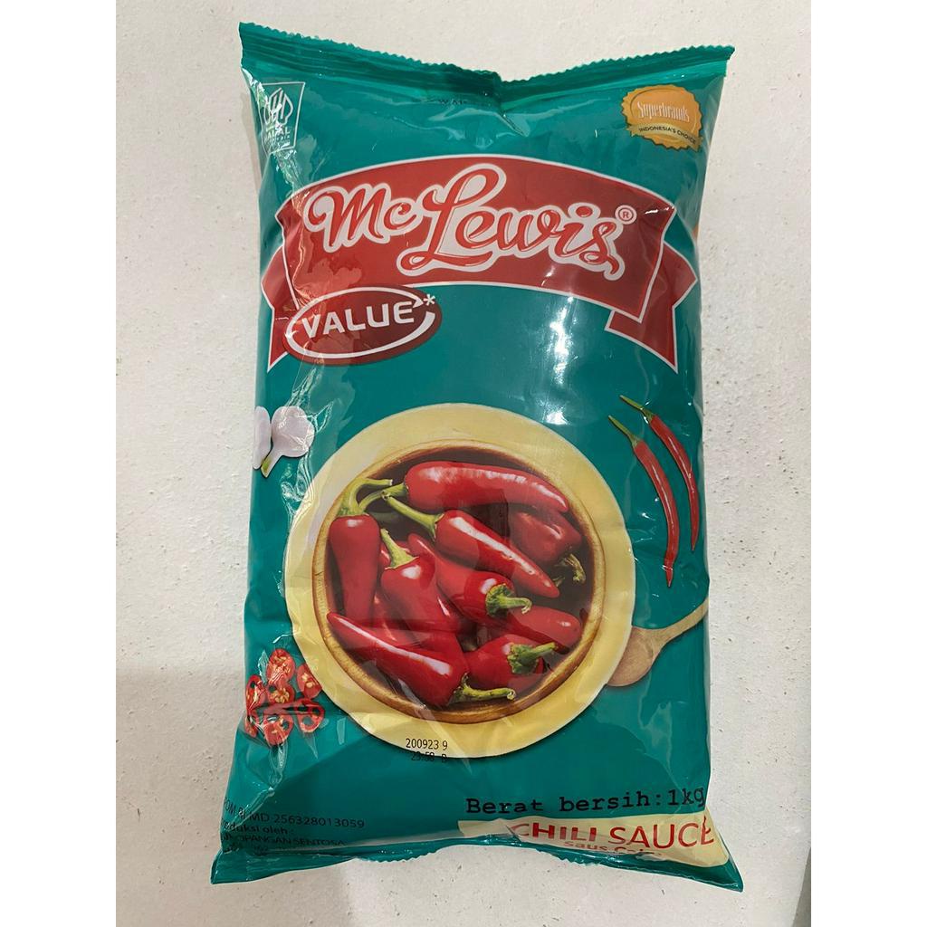 

Mc Lewis value Chili Sauce/ Saus Cabe 1 KG
